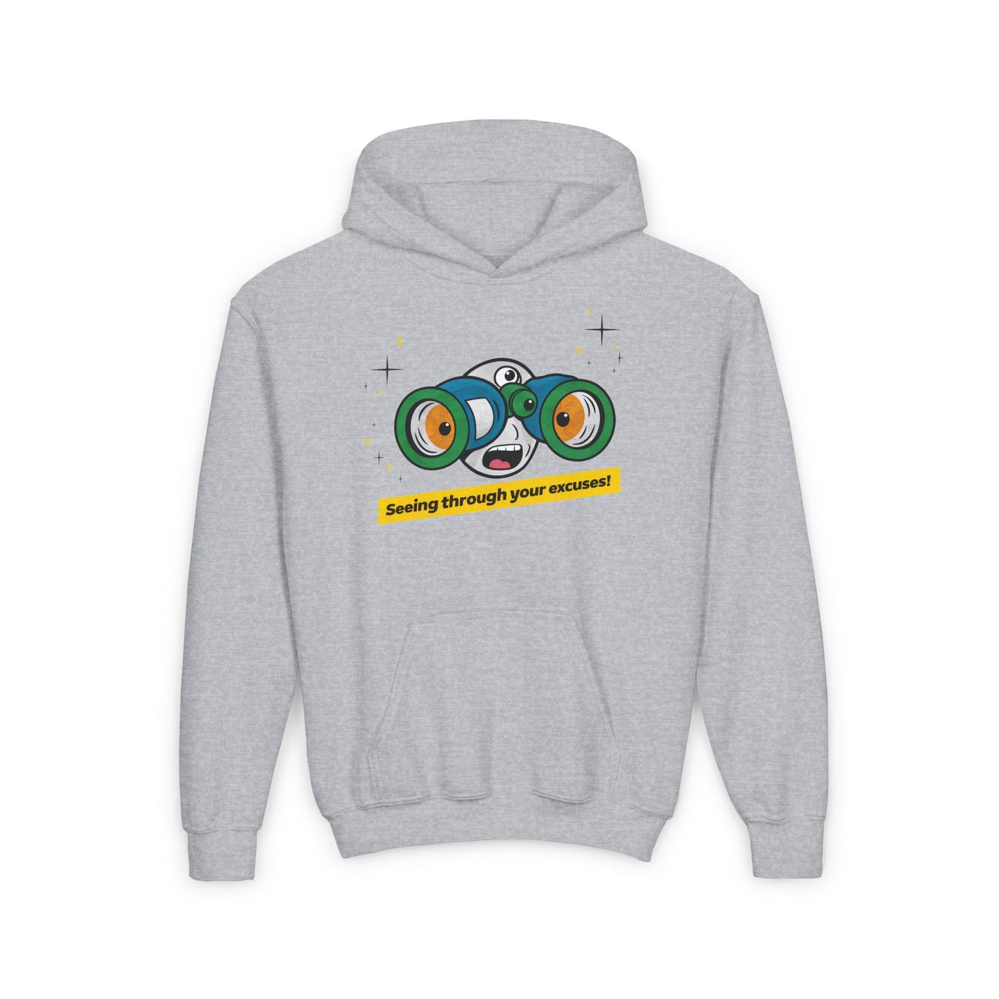 binoculars Kids Hooded Sweatshirt
